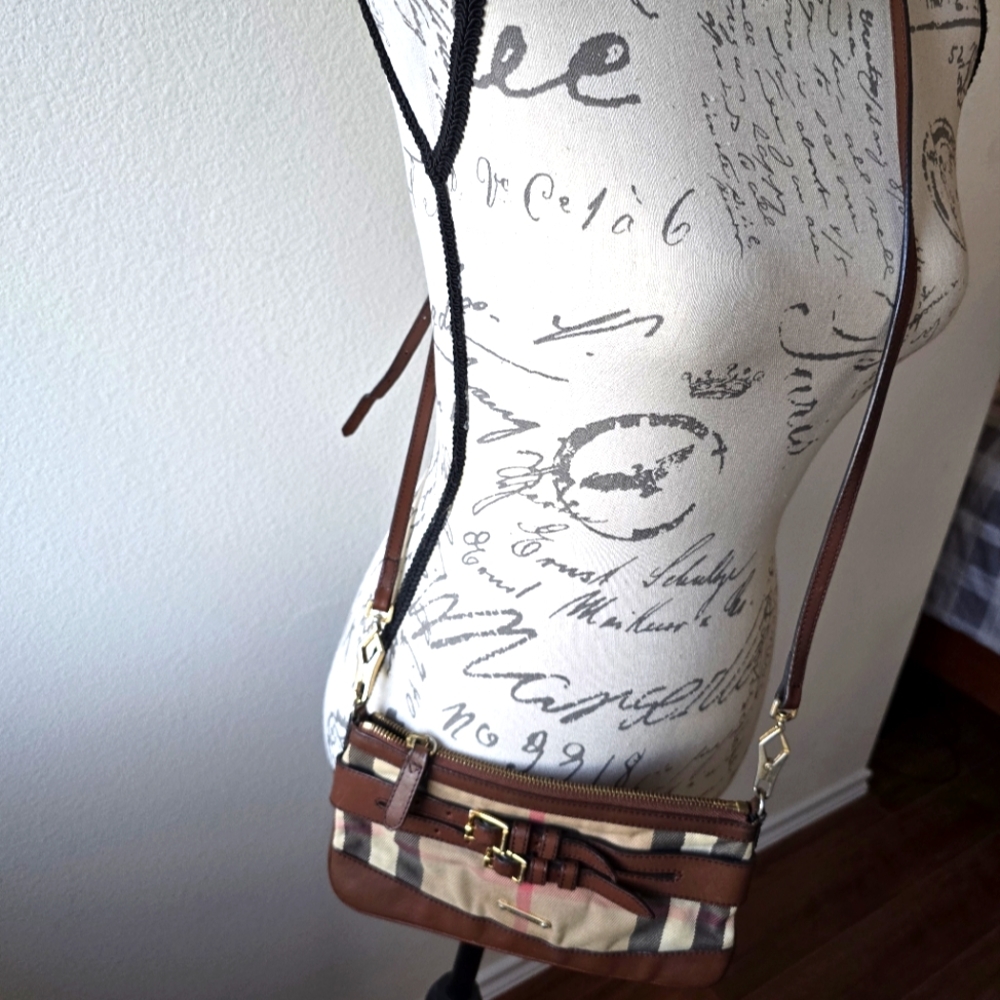 Burberry Brown and Tan Crossbody Bag